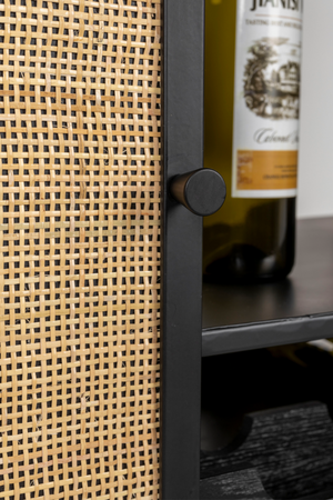 Rattan Webbing Wine Cabinet | DF Guuji | OROA.com
