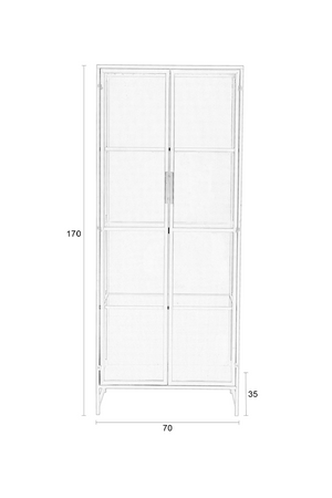 Black Iron Cabinet | DF Rob | OROA.com