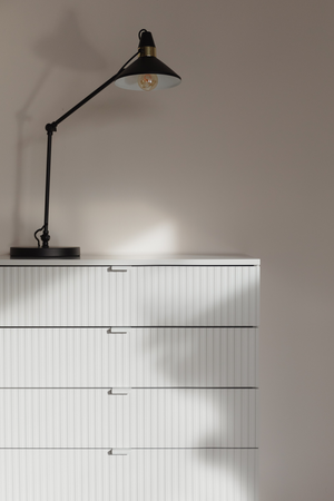 White 4-Drawer Cabinet | DF Cayo | OROA.com
