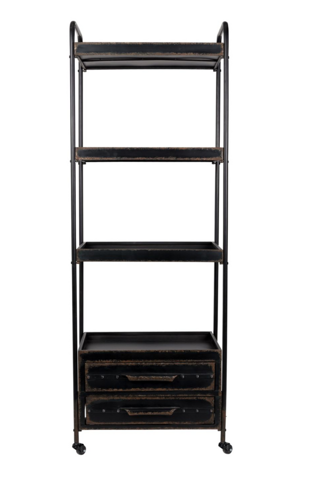 Black Iron Display Cabinet | DF Ryan | OROA.com