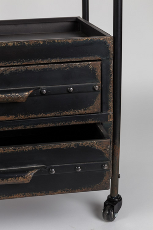 Black Iron Display Cabinet | DF Ryan | OROA.com