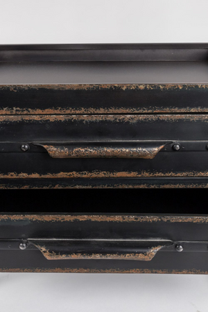 Black Iron Display Cabinet | DF Ryan | OROA.com