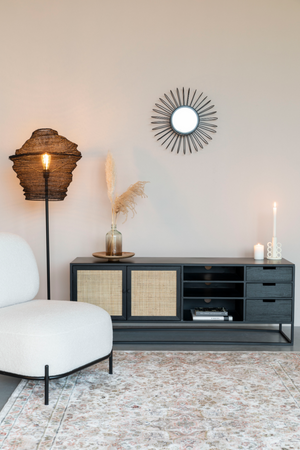 Black Wooden Sideboard | DF Guuji | OROA.com