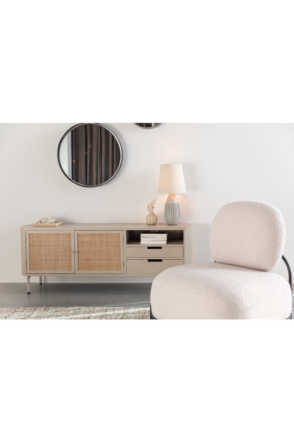 Beige Wooden Sideboard | DF Amaya | OROA.com