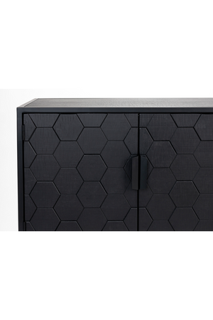 Hexagon Pattern Fir Wood Sideboard | DF Linc | OROA.com
