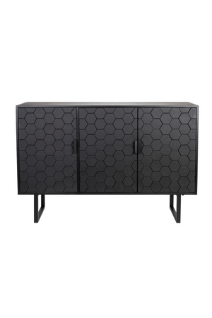 Hexagon Pattern Fir Wood Sideboard | DF Linc | OROA.com