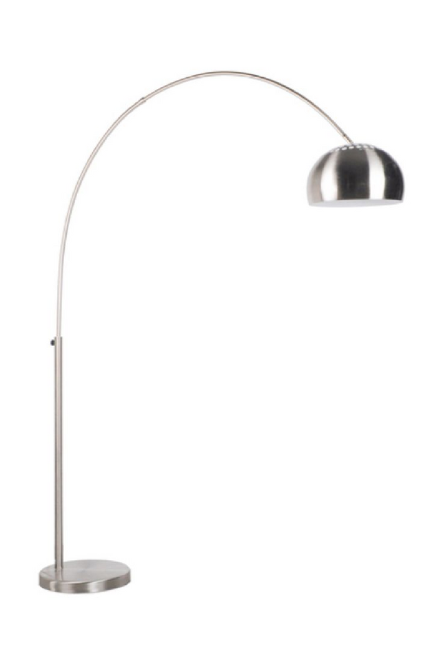 Brushed Metal Arched Floor Lamp | DF Bow | OROA.com