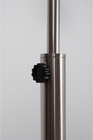 Brushed Metal Arched Floor Lamp | DF Bow | OROA.com