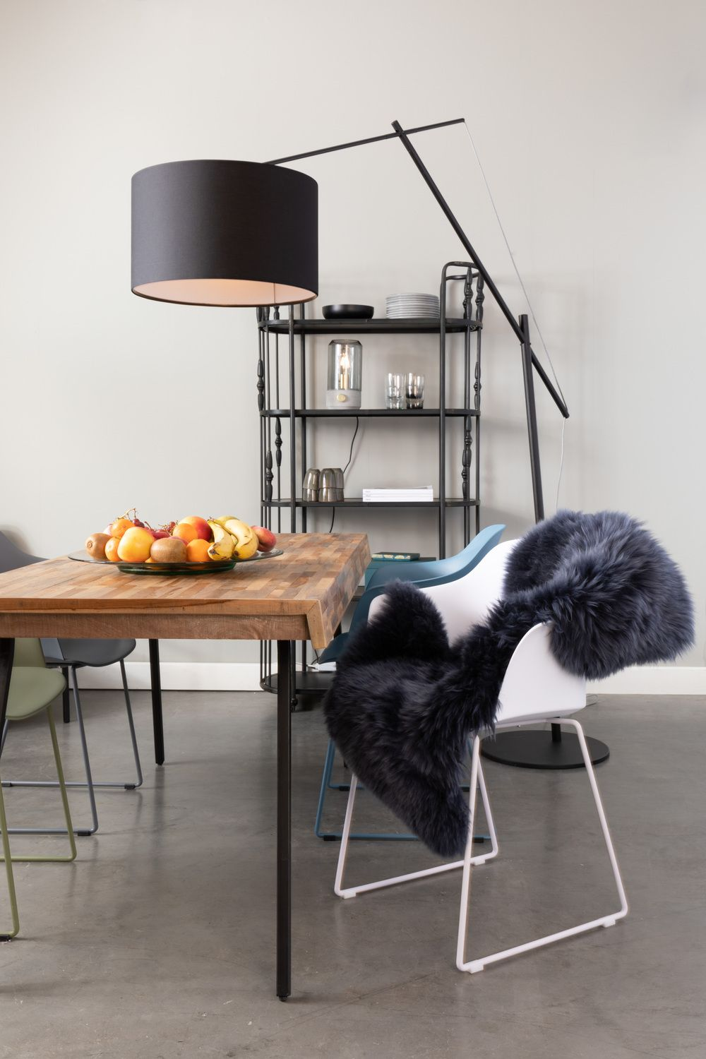 Black Adjustable Task Floor Lamp | DF Tokio | Oroatrade.com