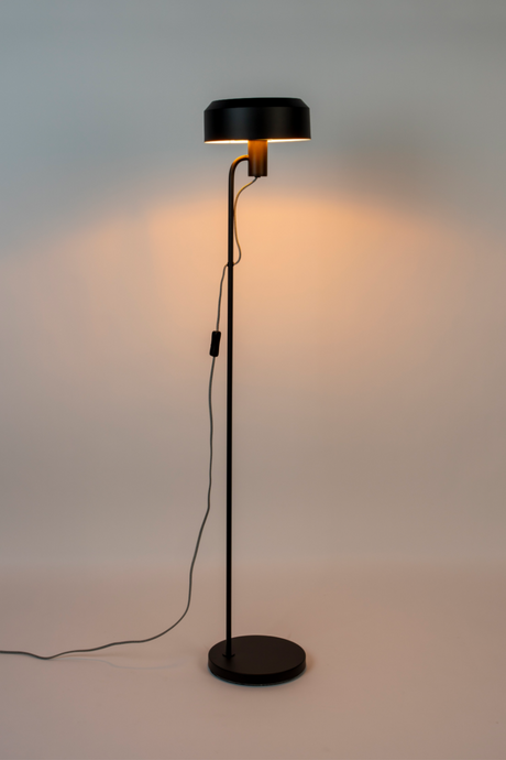Black Industrial Floor Lamp | DF Landon | OROA.com