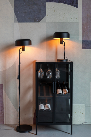 Black Industrial Floor Lamp | DF Landon | OROA.com