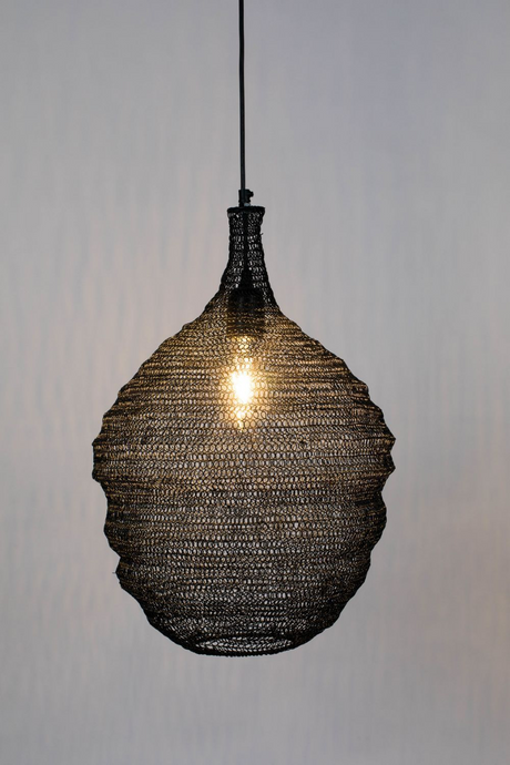Black Iron Mesh Pendant Lamp | DF Lena | Oroa.com