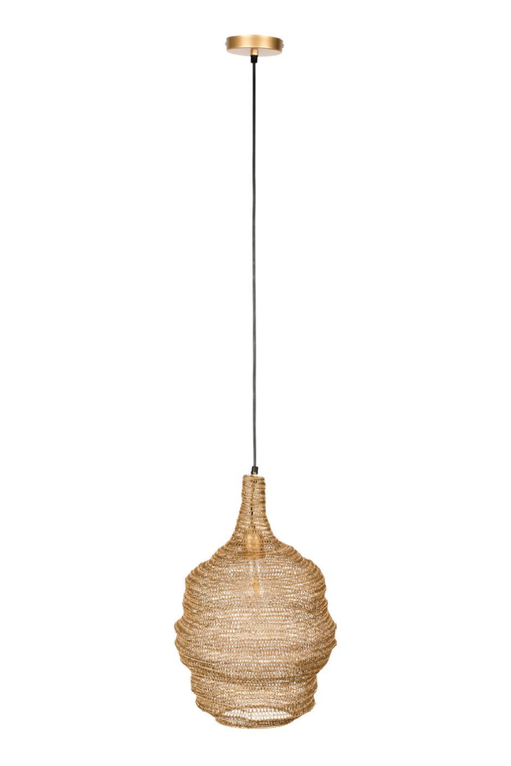 Brass Iron Mesh Pendant Lamp | DF Lena | Oroa.com