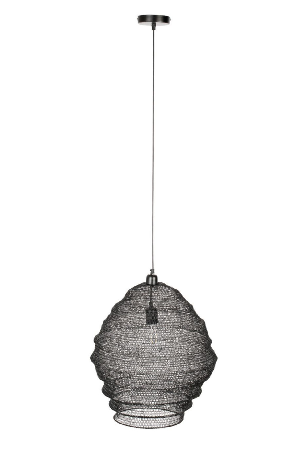 Black Iron Mesh Pendant Lamp | DF Lena | Oroa.com