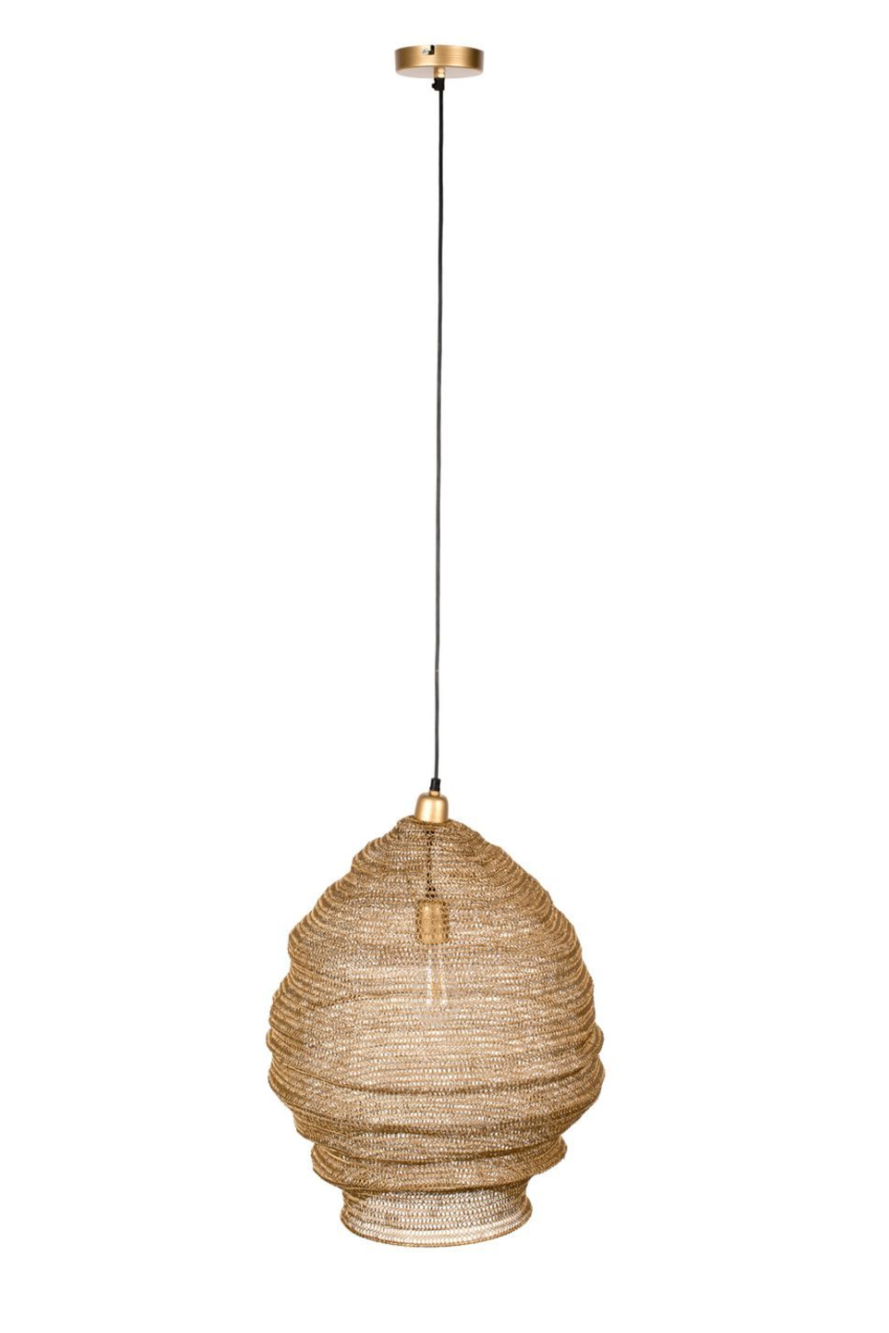 Brass Iron Mesh Pendant Lamp | DF Lena | Oroa.com