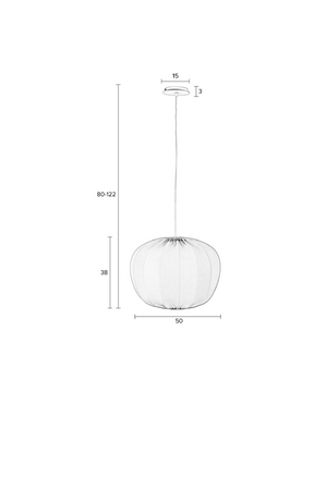 White Modern Pendant Lamp | DF Shem | OROA.com