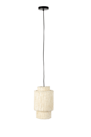 White Cotton Pendant Lamp | DF Arjun | OROA.com