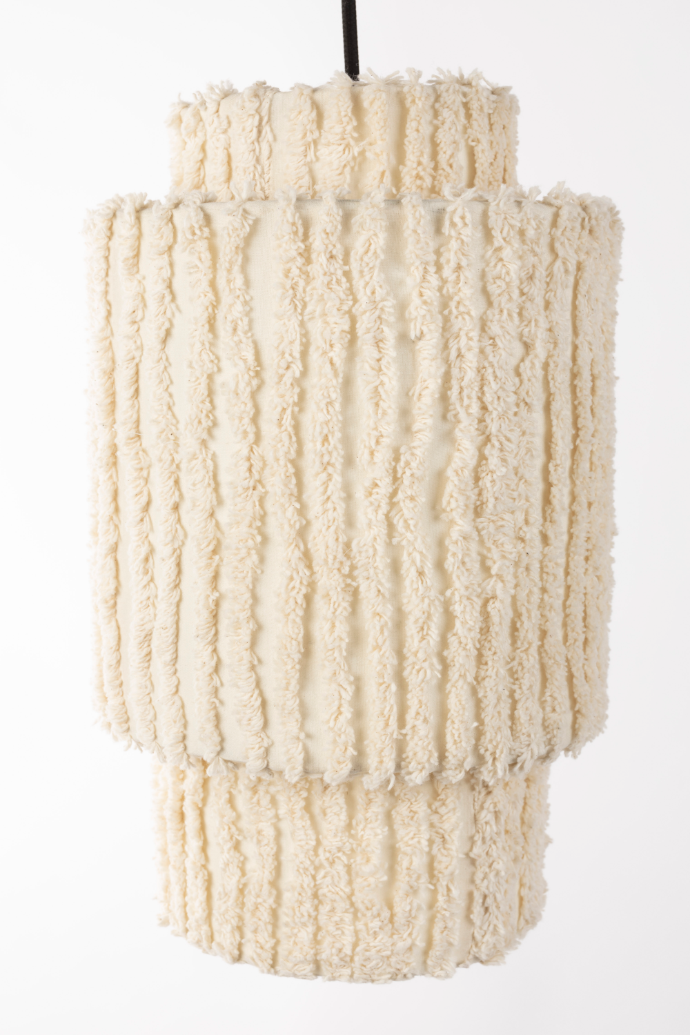 White Cotton Pendant Lamp | DF Arjun | OROA.com