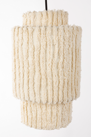 White Cotton Pendant Lamp | DF Arjun | OROA.com