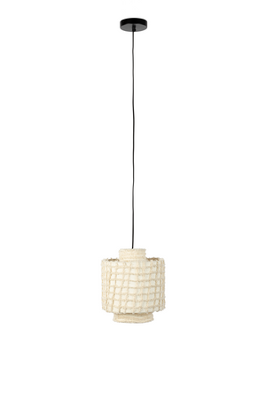 White Cotton Pendant Lamp | DF Arjun | OROA.com
