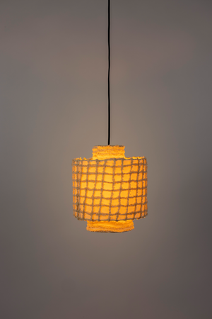 White Cotton Pendant Lamp | DF Arjun | OROA.com