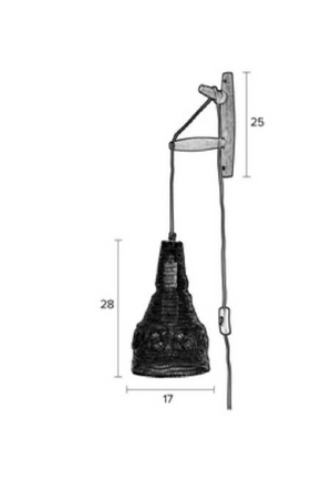 Iron Mesh Wall Lamp | DF Alen | OROA.com