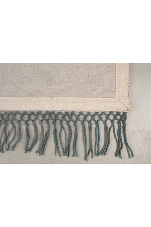 Handwoven Blue Carpet | DF Liv  | OROA.com