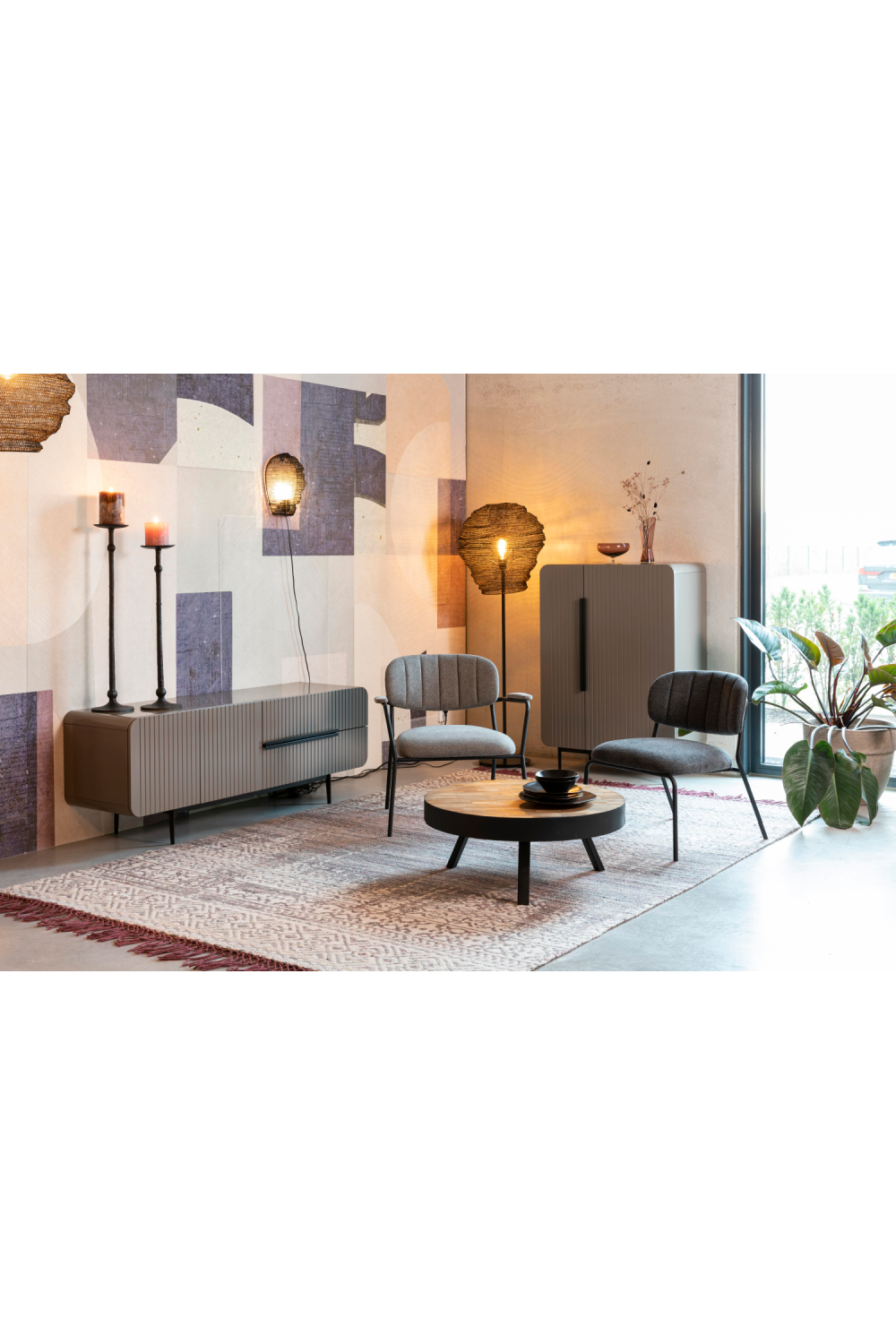 Handwoven Purple Carpet | DF Liv | OROA.com