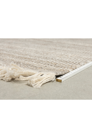 Minimalist Fringed Carpet 5' x 7'5" | DF Lorenzo | OROA.com