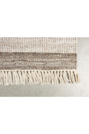 Minimalist Fringed Carpet 5' x 7'5" | DF Lorenzo | OROA.com