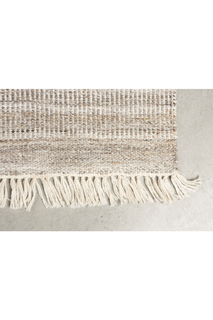 Minimalist Fringed Carpet 5' x 7'5" | DF Lorenzo | OROA.com