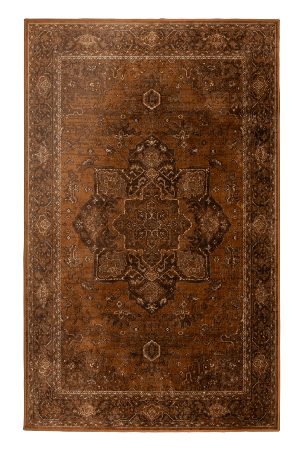 Classic Print Cotton Carpet 4'8" x 6'7" | DF Rayan | OROA.com