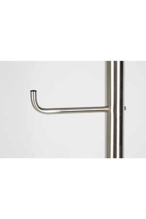 Silver Free Standing Coat Rack | DF Hooked | OROA.com