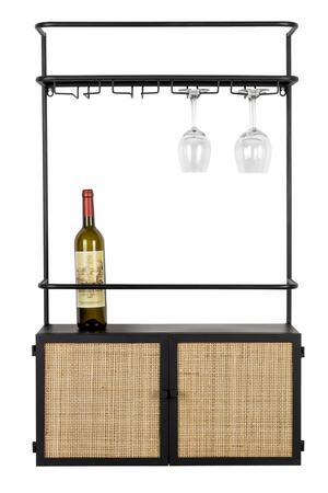 Modern Wall Wine Shelf | DF Guuji | OROA.com