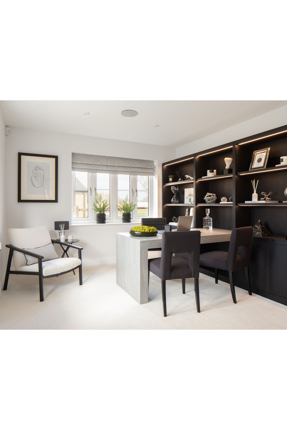 Gray Upholstered Dining Chair | Liang & Eimil Venice | Oroa.com