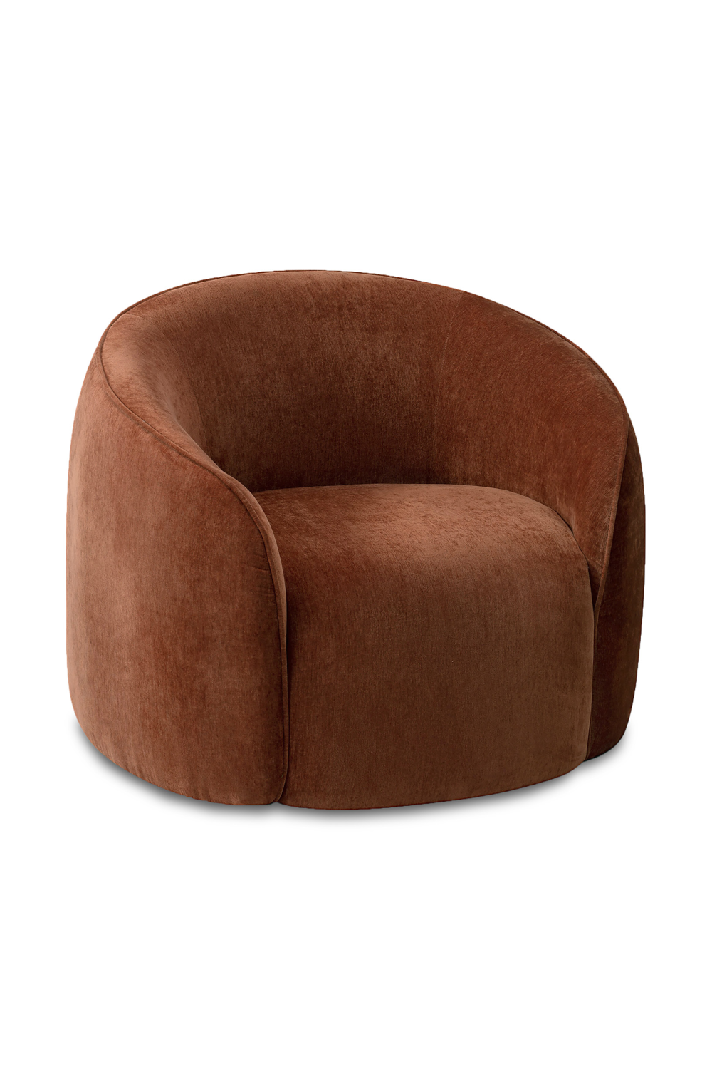 Round Chenille Occasional Chair | Liang & Eimil Polta | Oroa.com