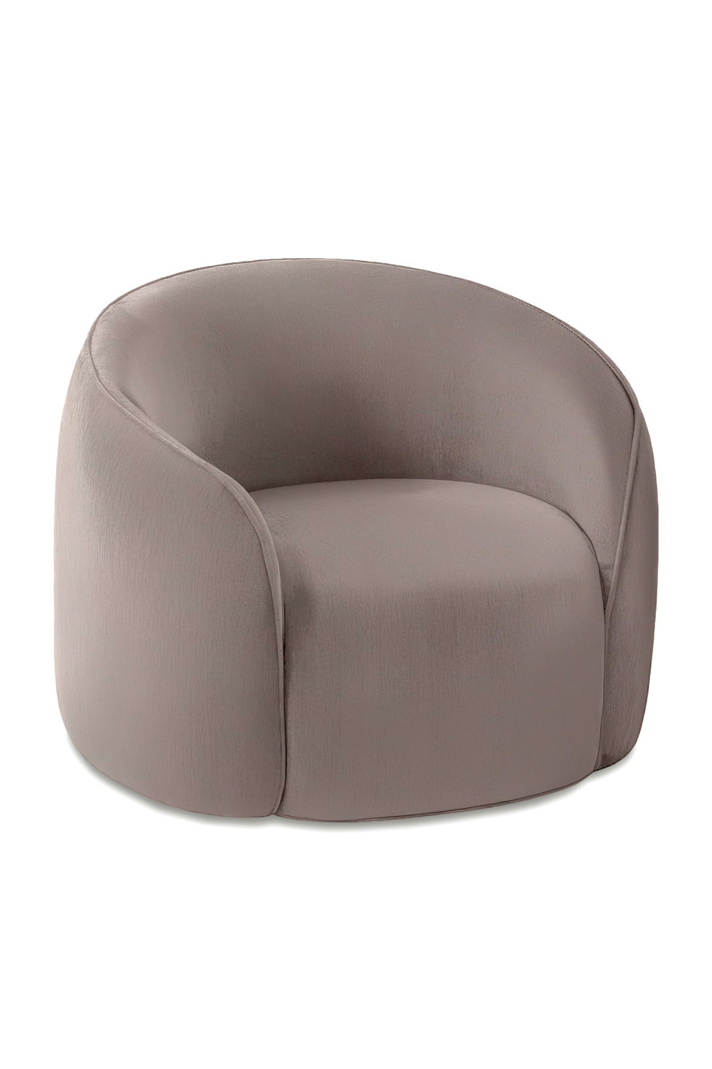 Round Chenille Occasional Chair | Liang & Eimil Polta | Oroa.com