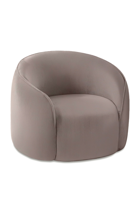 Round Chenille Occasional Chair | Liang & Eimil Polta | Oroa.com