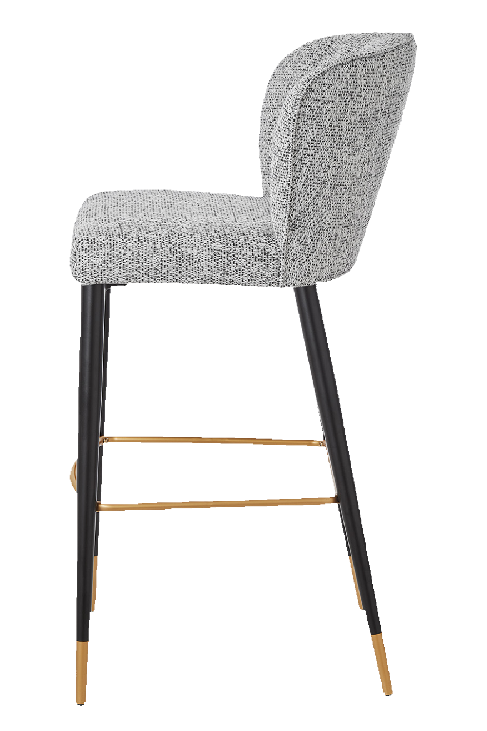 Channeled Gray Bar Stool | Liang & Eimil Maya | Oroa.com