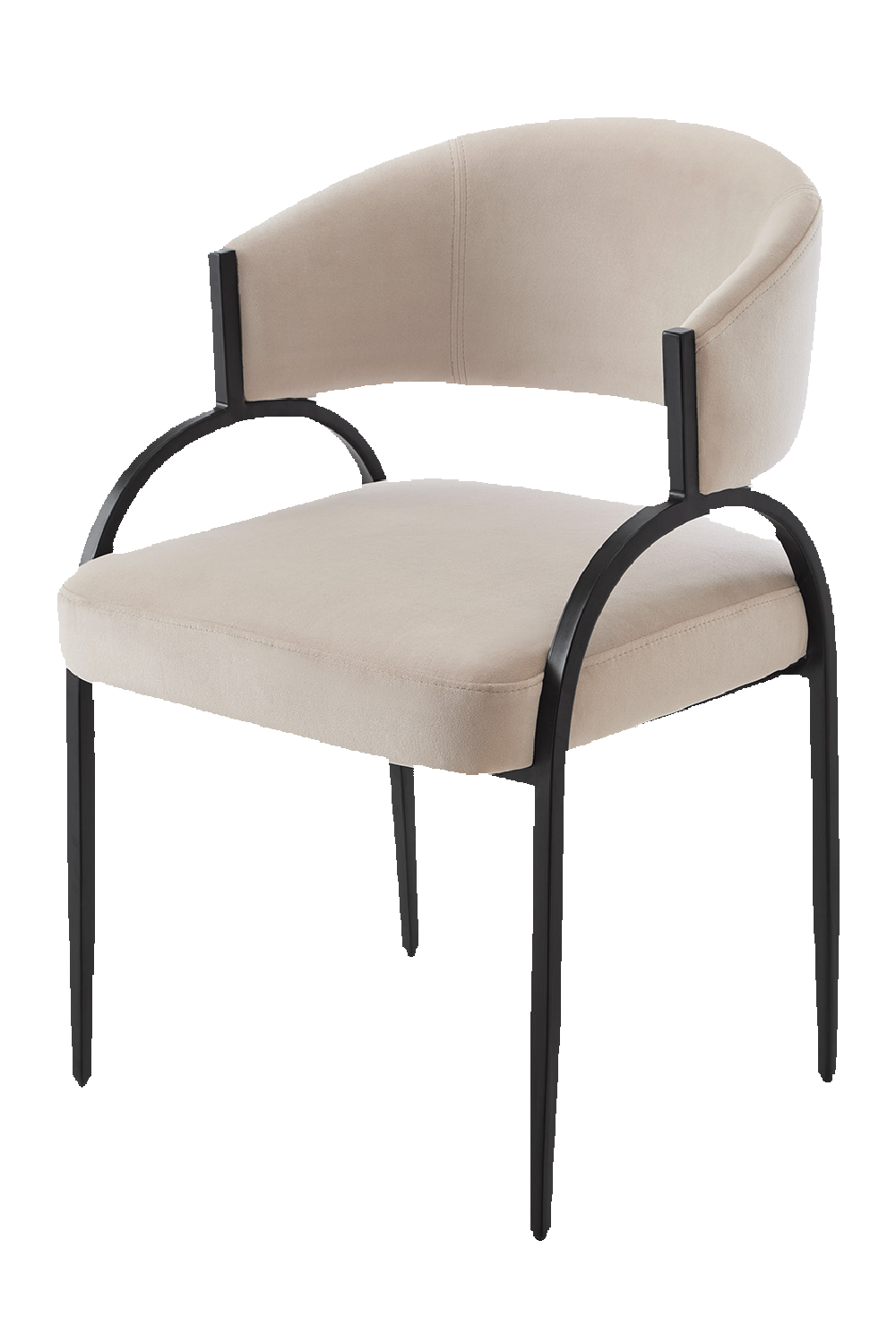 Curved Back Modern Dining Chair | Liang & Eimil Pavilion | oroatrade.com