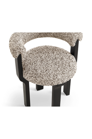 Rounded Tweed Dining Chair | Liang & Eimil Elba | Oroa.com