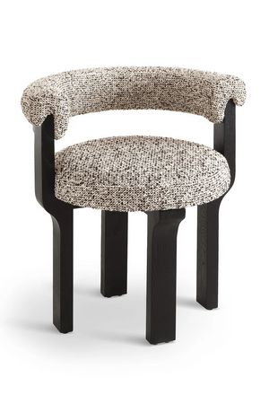 Rounded Tweed Dining Chair | Liang & Eimil Elba | Oroa.com