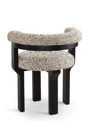 Rounded Tweed Dining Chair | Liang & Eimil Elba | Oroa.com