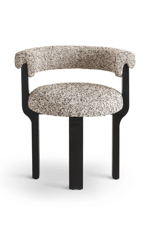 Rounded Tweed Dining Chair | Liang & Eimil Elba | Oroa.com