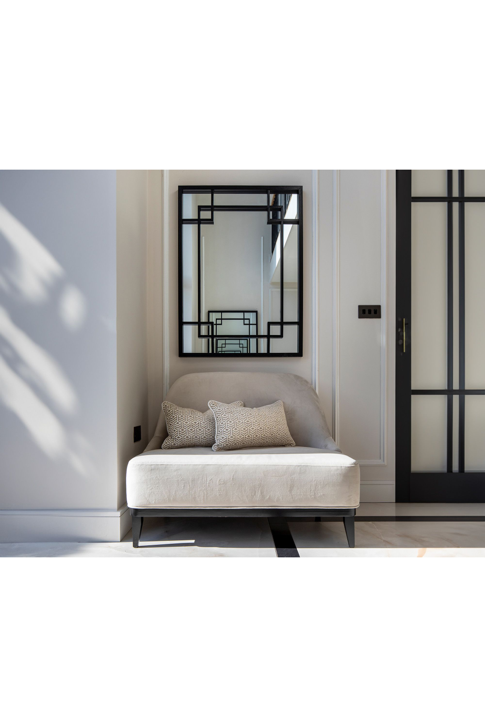 Rectangular Black Wood Mirror | Liang & Eimil Rochester | Oroa.com