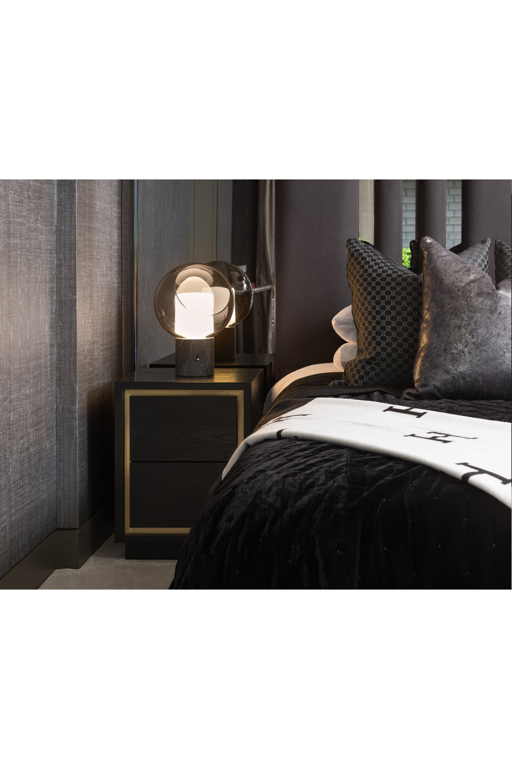 Black Oak Bedside Table | Liang & Eimil Utopia | Oroa.com