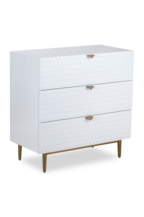 White 3-Drawer Chest | Liang & Eimil Bolero | Oroa.com
