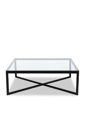 Clear Glass Square Coffee Table | Liang & Eimil Musso | Oroa.com