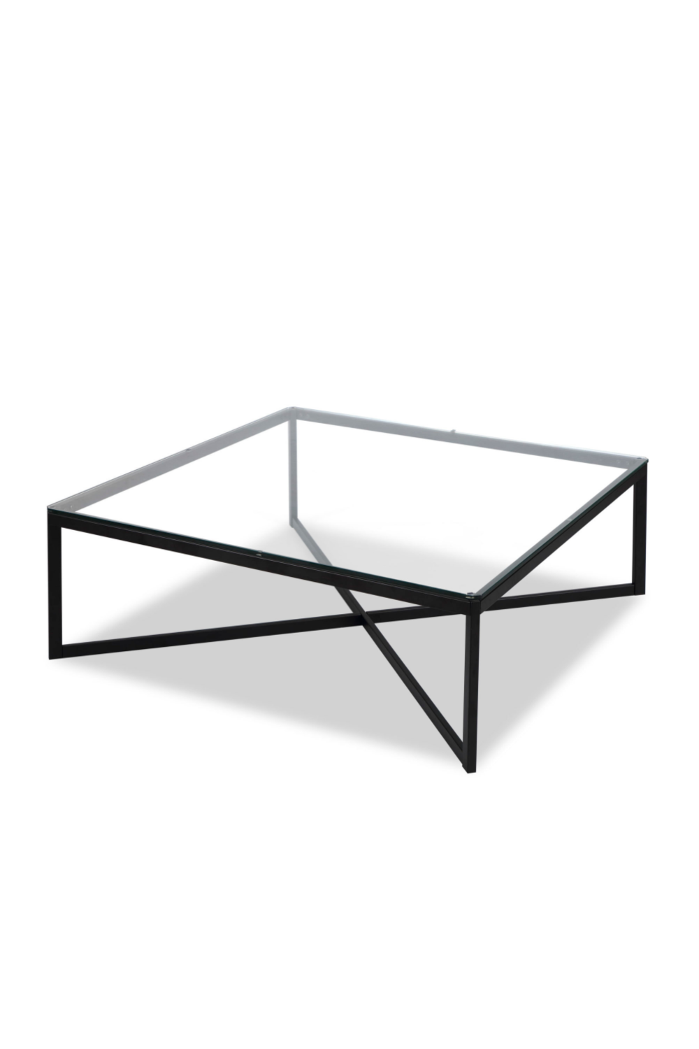 Clear Glass Square Coffee Table | Liang & Eimil Musso | Oroa.com