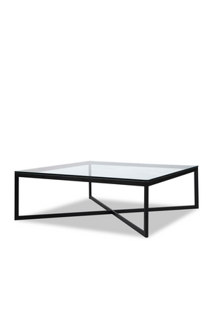 Clear Glass Square Coffee Table | Liang & Eimil Musso | Oroa.com